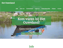 Tablet Screenshot of hetouweland.nl